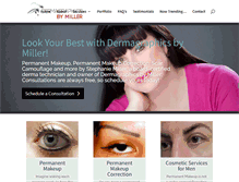 Tablet Screenshot of dermagraphicsbymiller.com